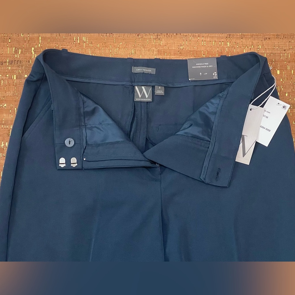 Worthington Navy Women's Trousers - Picture 3 of 8